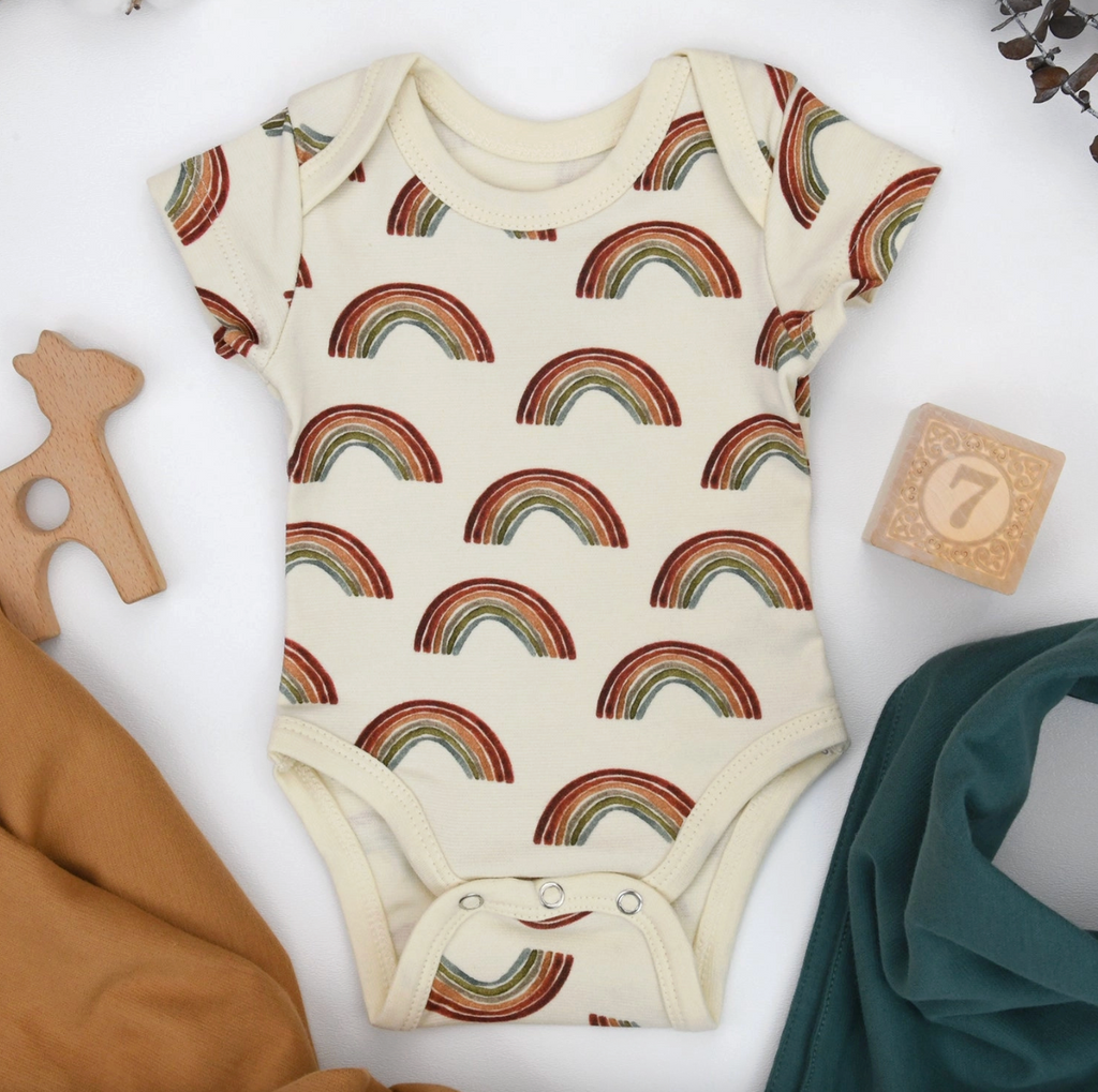 Organic Cotton Short Sleeve Baby Bodysuit