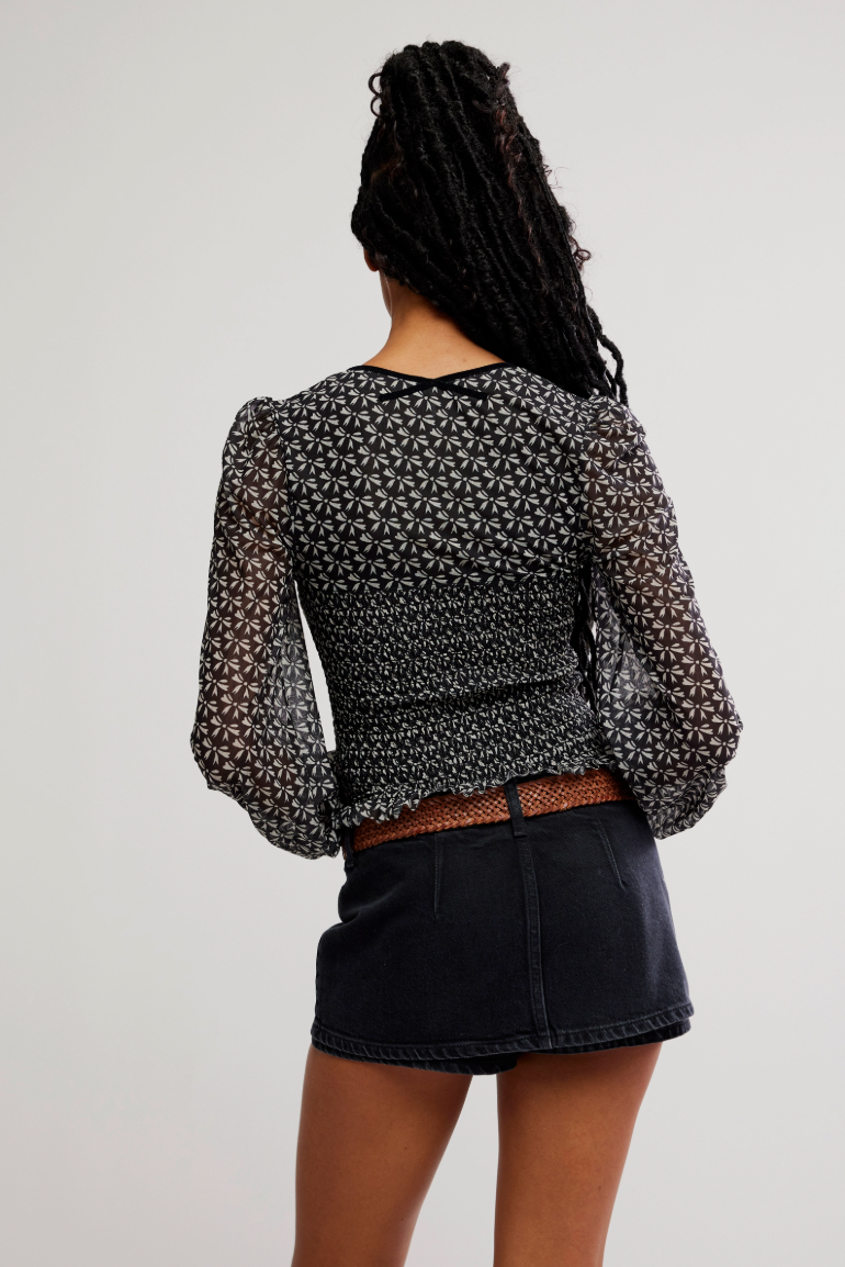 Dottie Printed Top