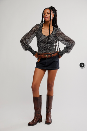 Dottie Printed Top