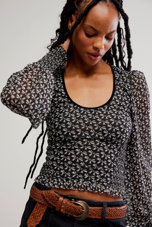 Dottie Printed Top