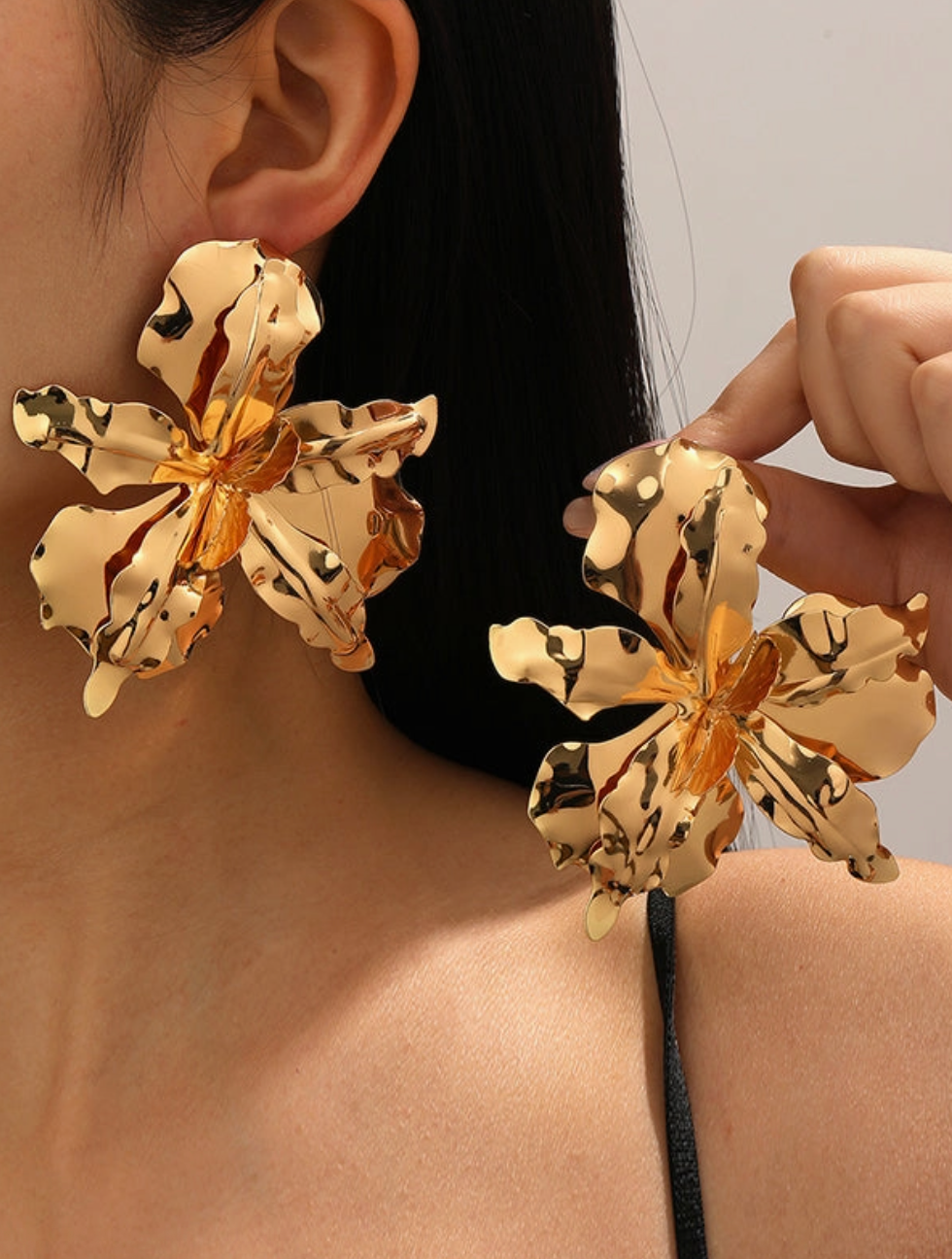 Flower Drop Earrings