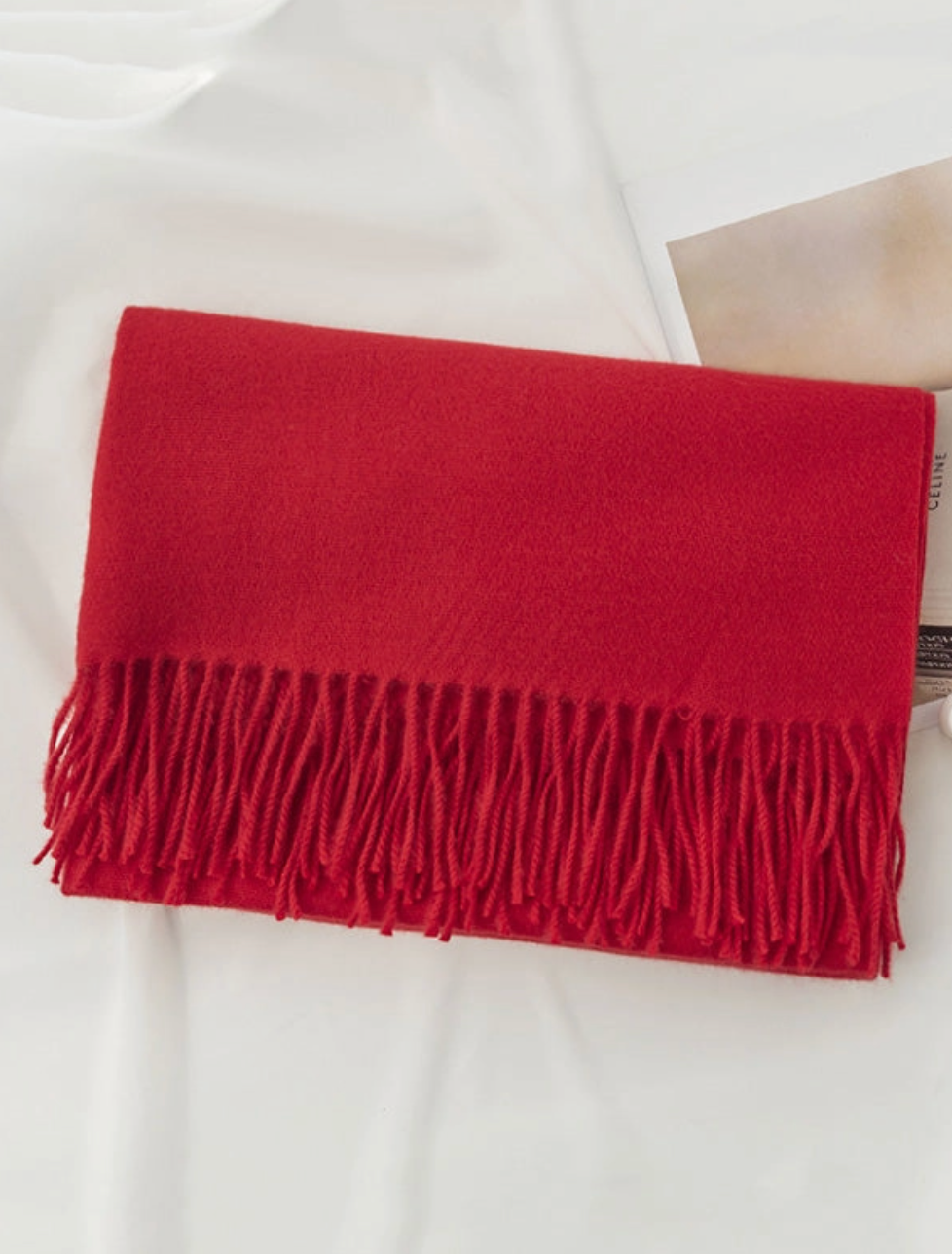 Tasseled Shawl & Scarf