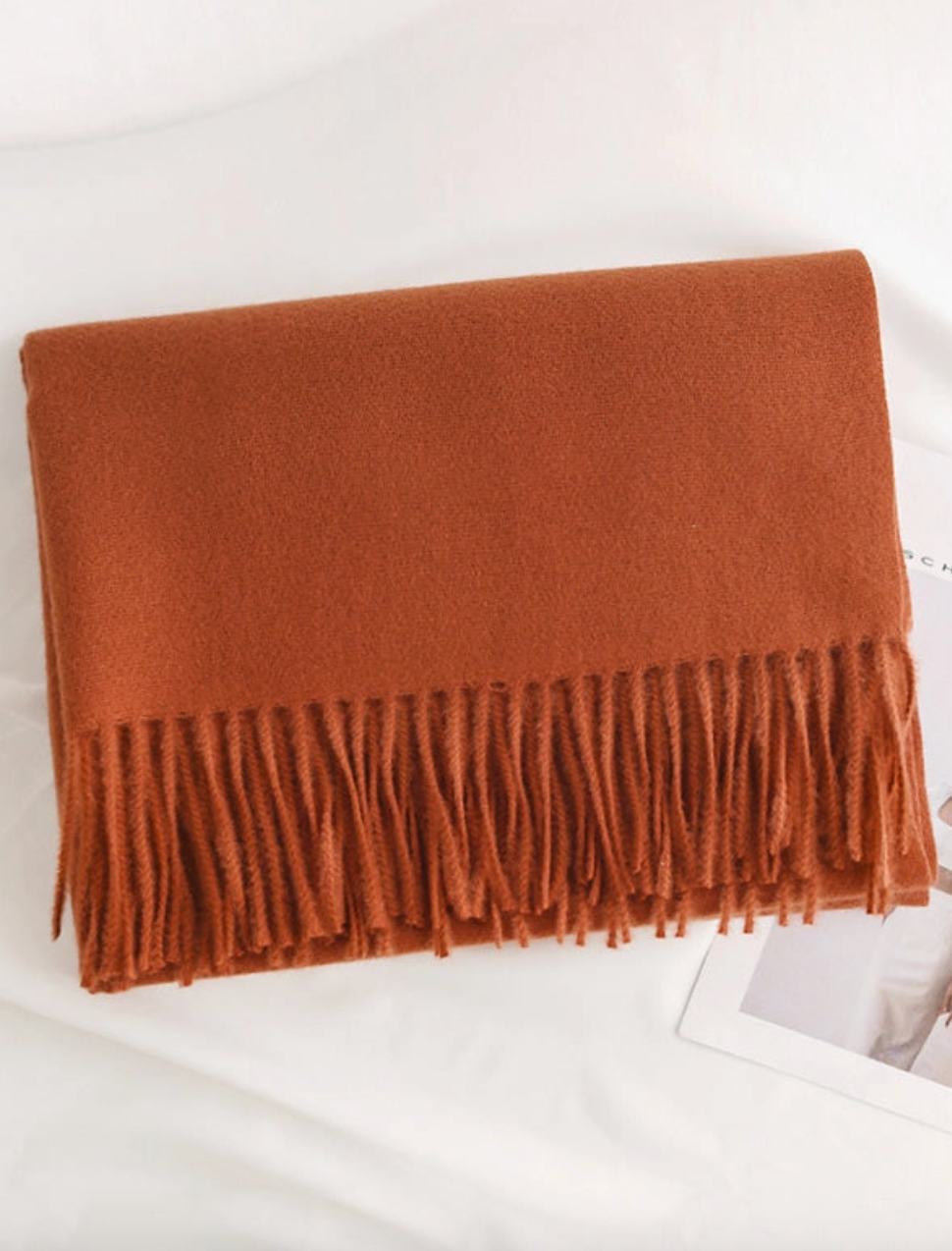 Tasseled Shawl & Scarf