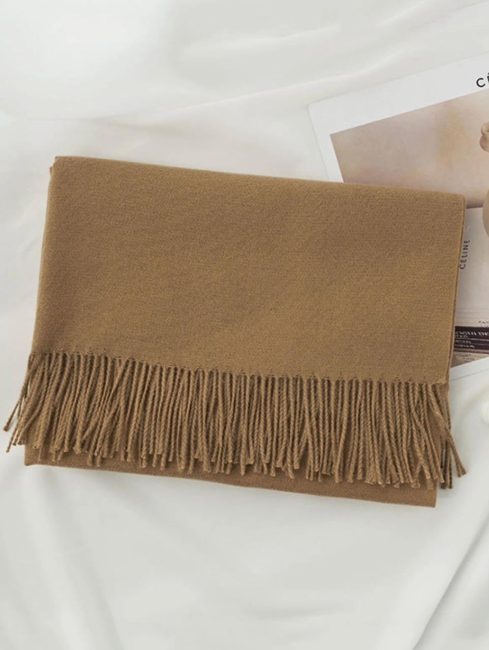 Tasseled Shawl & Scarf