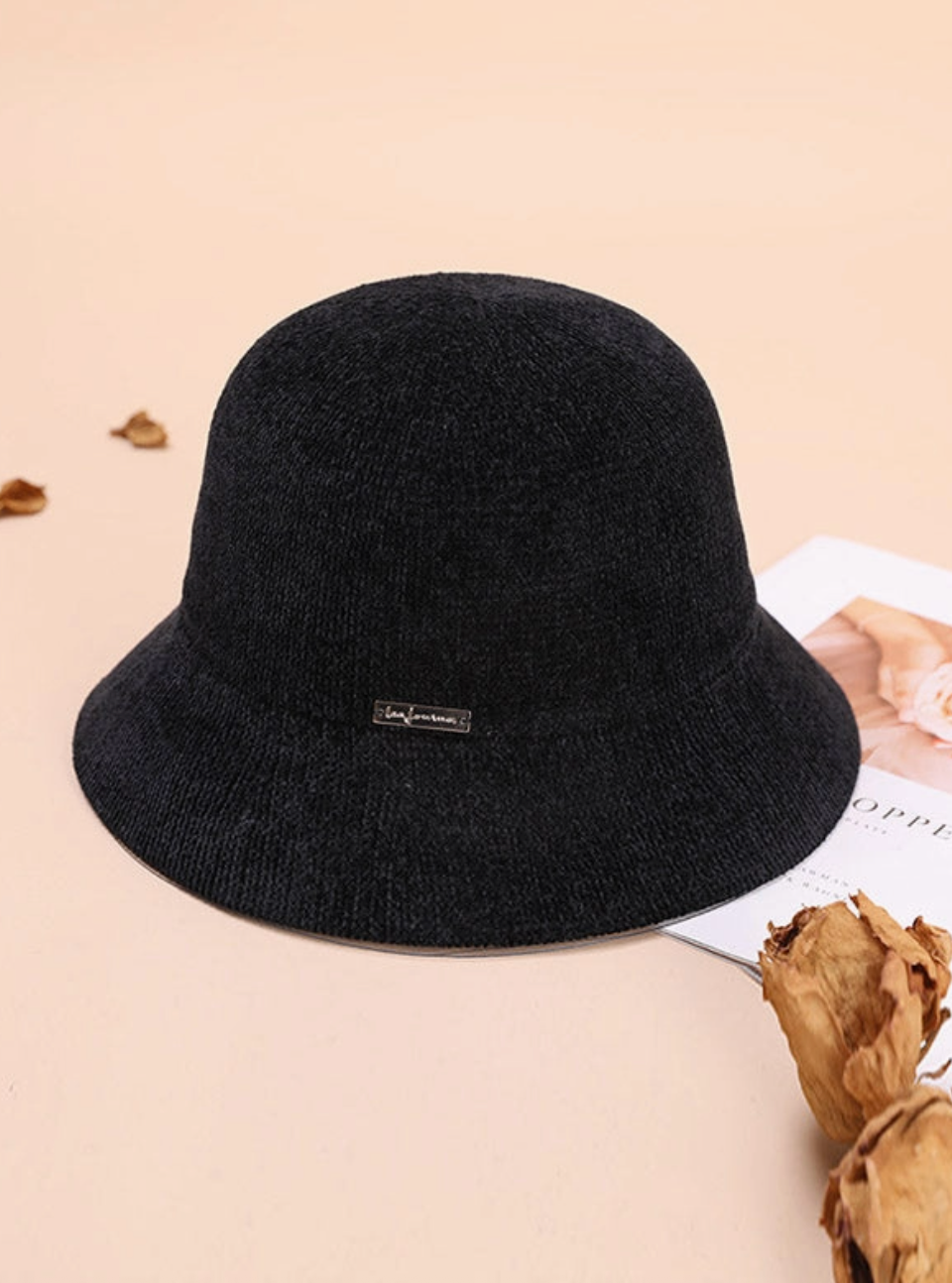 Chenille Bucket Hat