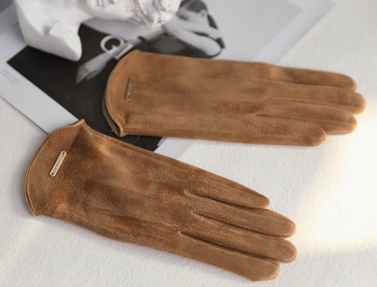 Leather Cloth Gloves