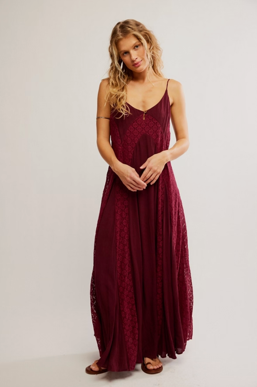 Trail of Flowers Maxi Dress