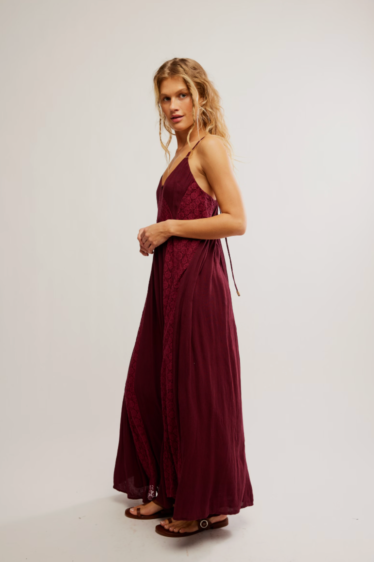 Trail of Flowers Maxi Dress