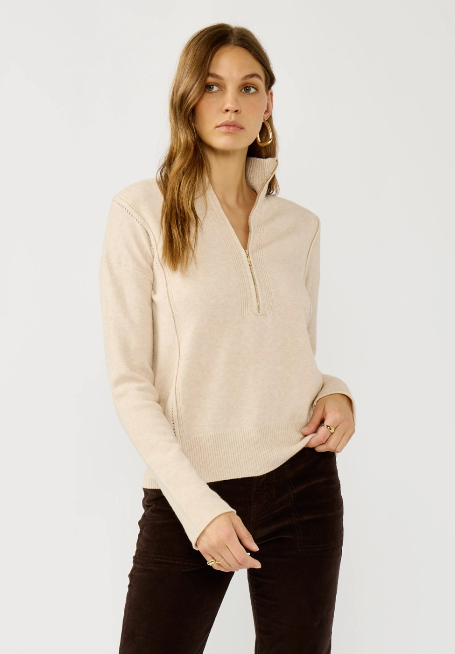 Half Zip Pullover Sweater