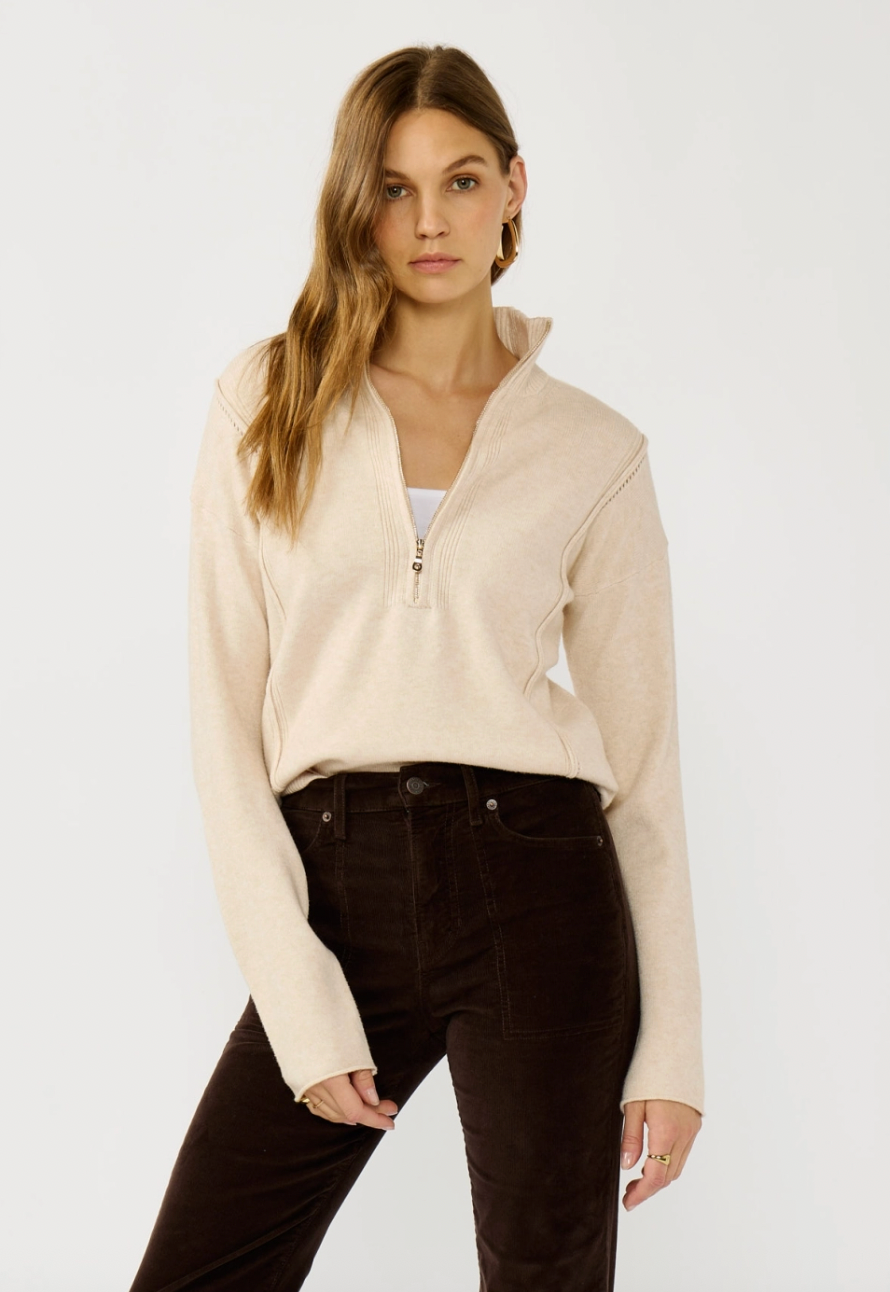 Half Zip Pullover Sweater