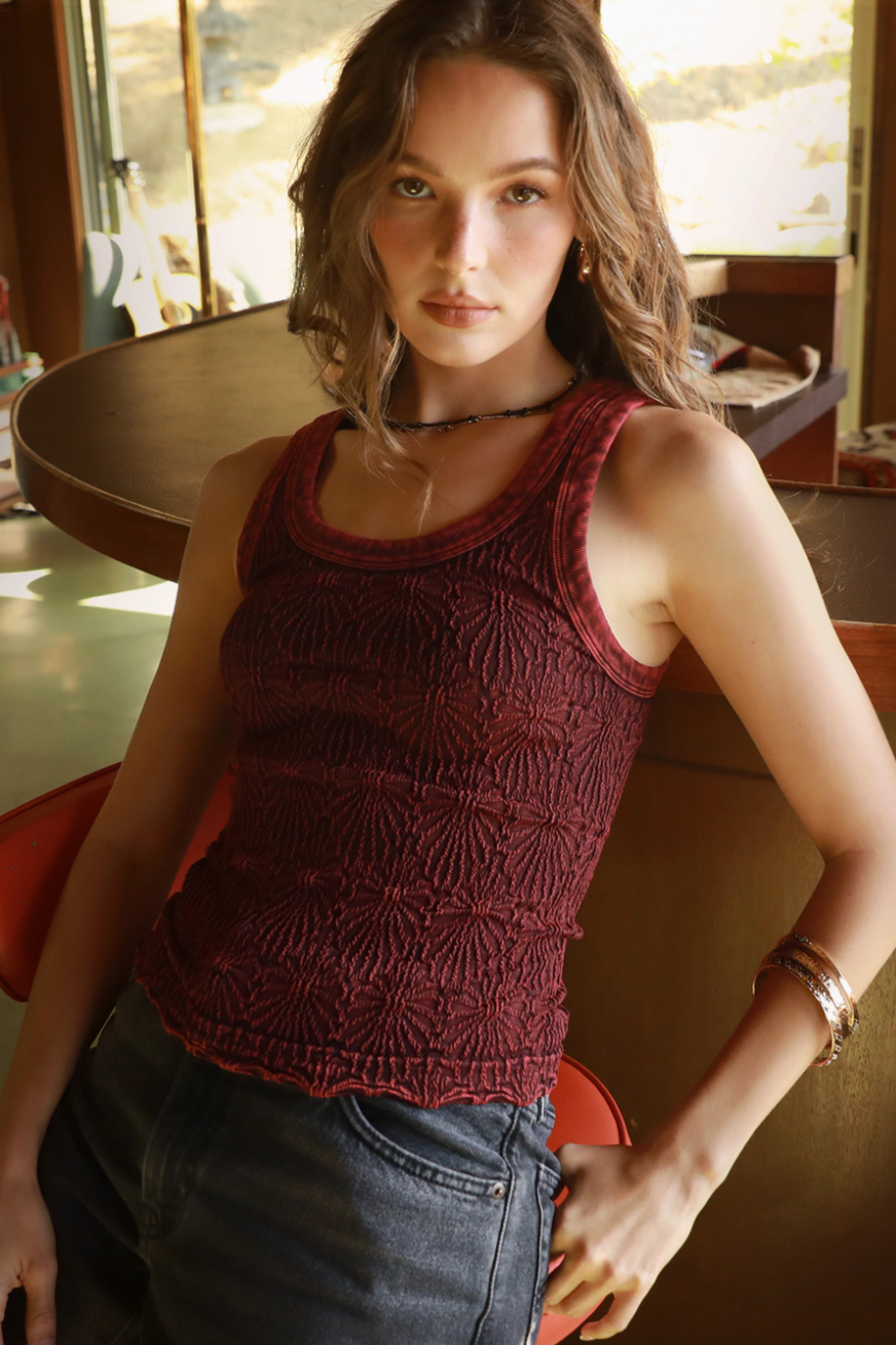 Vintage Reversible Lace Top