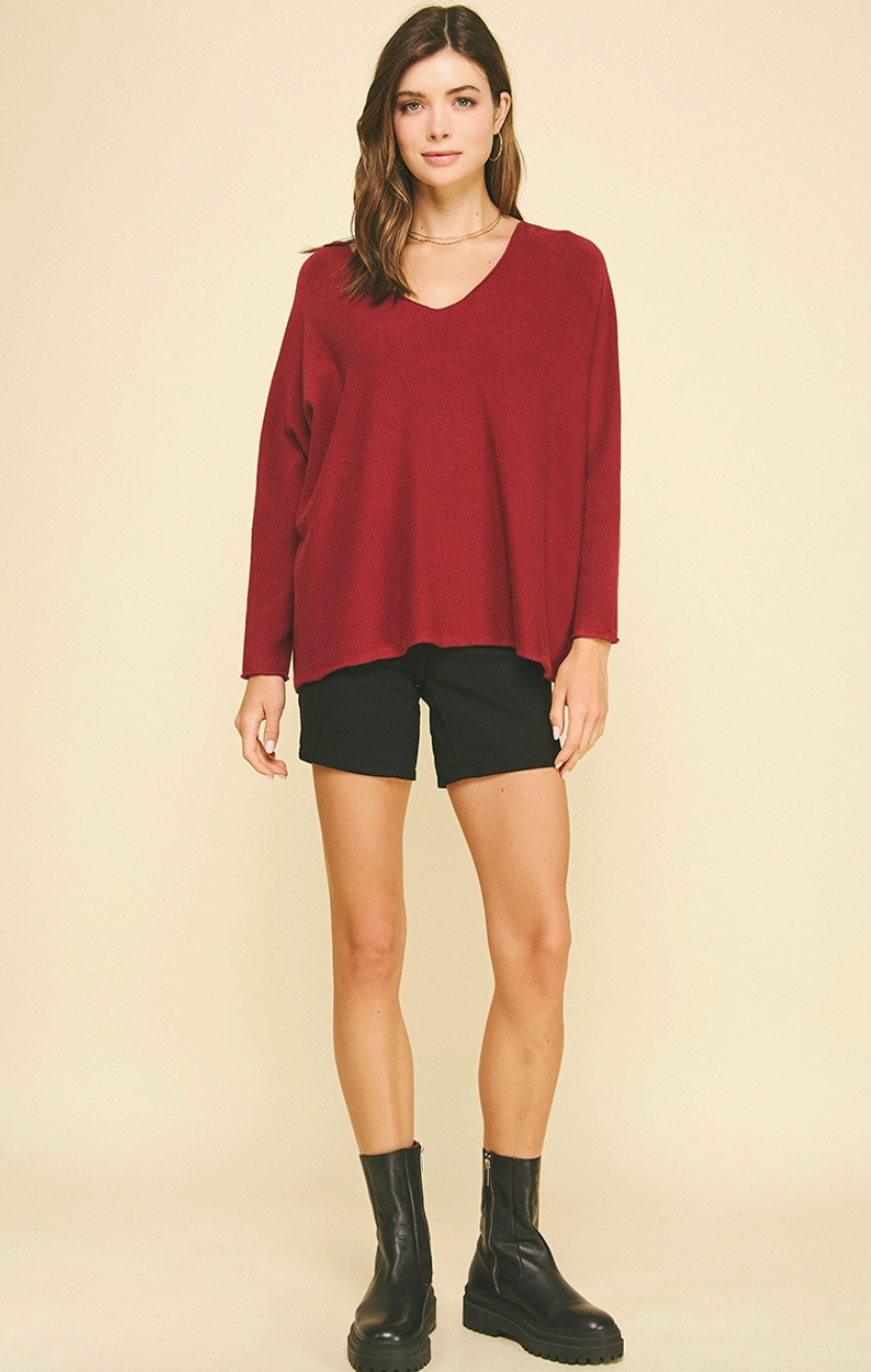 Super Soft V-Neck Sweater