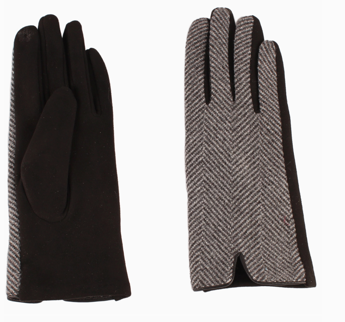 Texting Tweed Gloves
