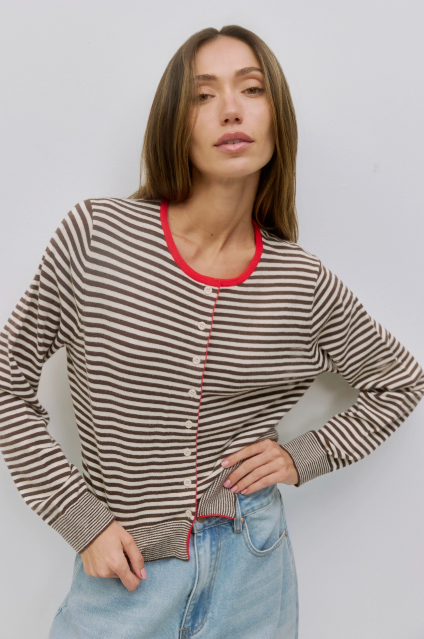 Montana Striped Cardigan