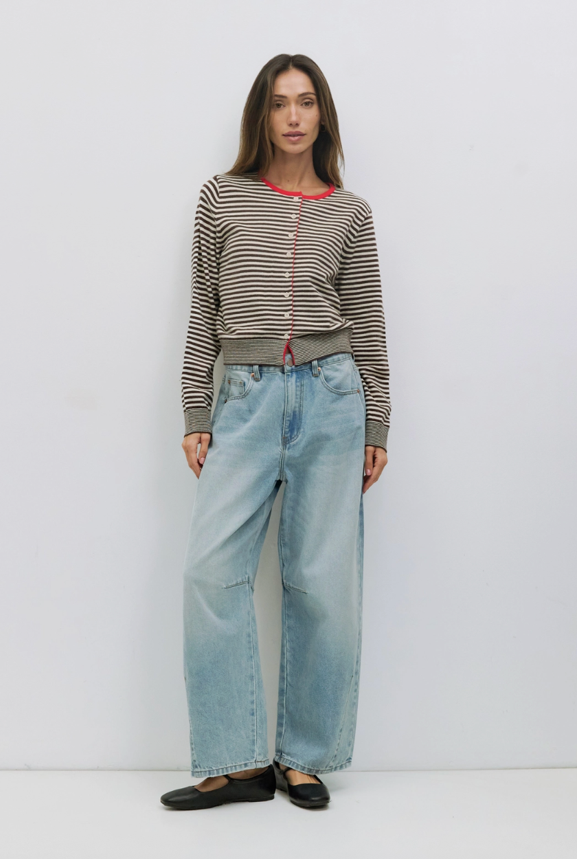 Montana Striped Cardigan