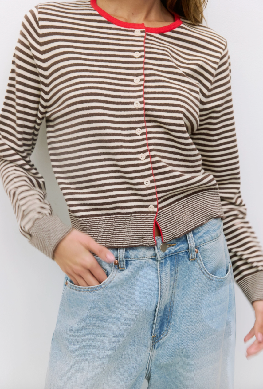 Montana Striped Cardigan
