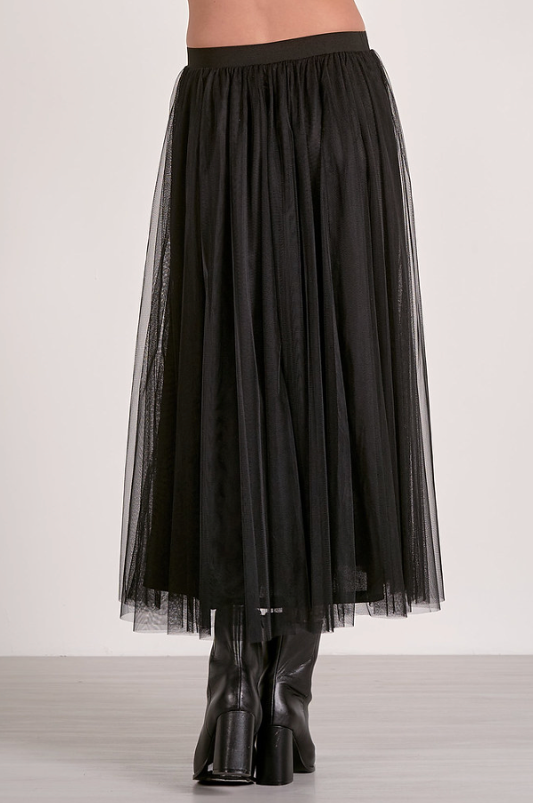 Tulle Midi Skirt