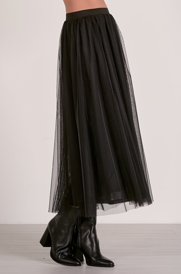 Tulle Midi Skirt