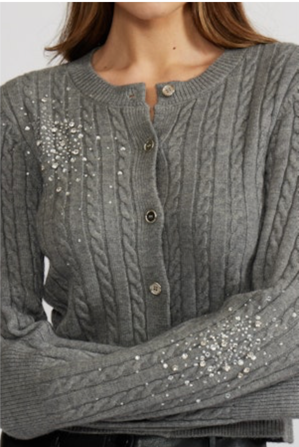 Elton Crystal Cardigan