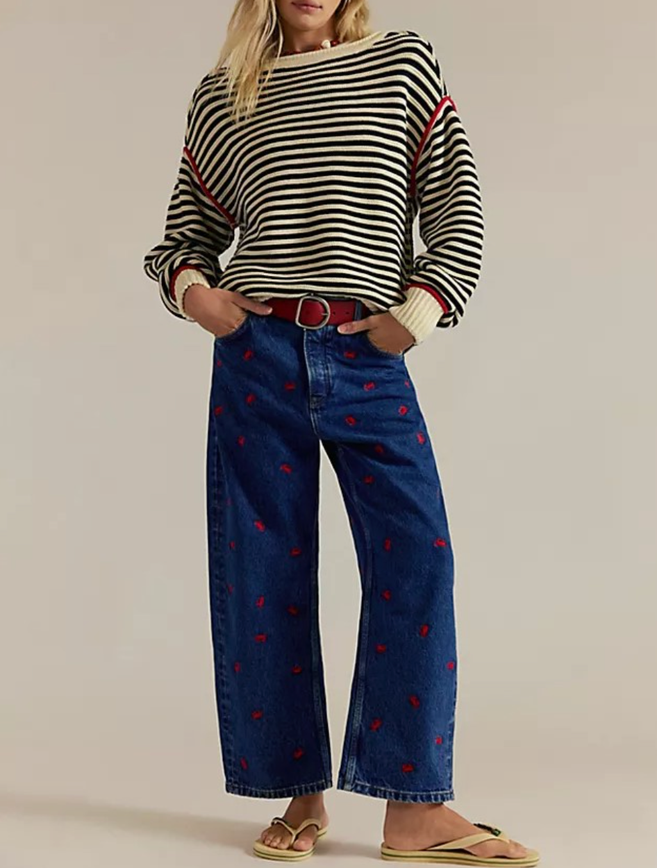 Oversized Stripe Sweater