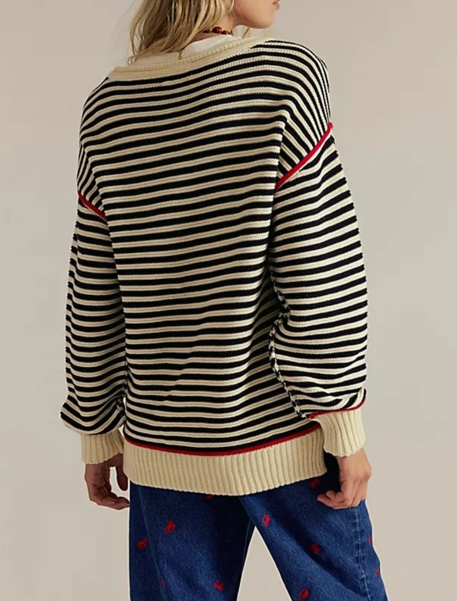 Oversized Stripe Sweater