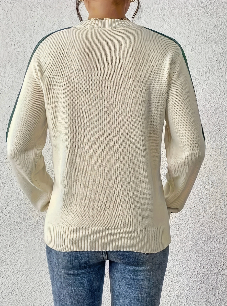 Retro Vibe Rainbow Sweater