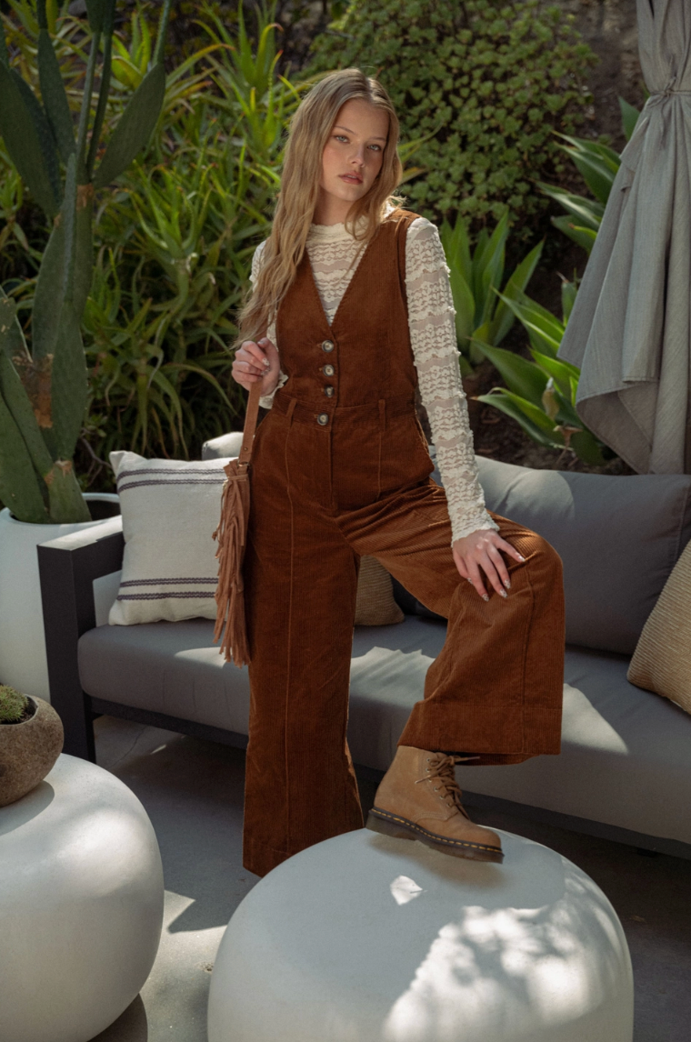 Corduroy Jumpsuit
