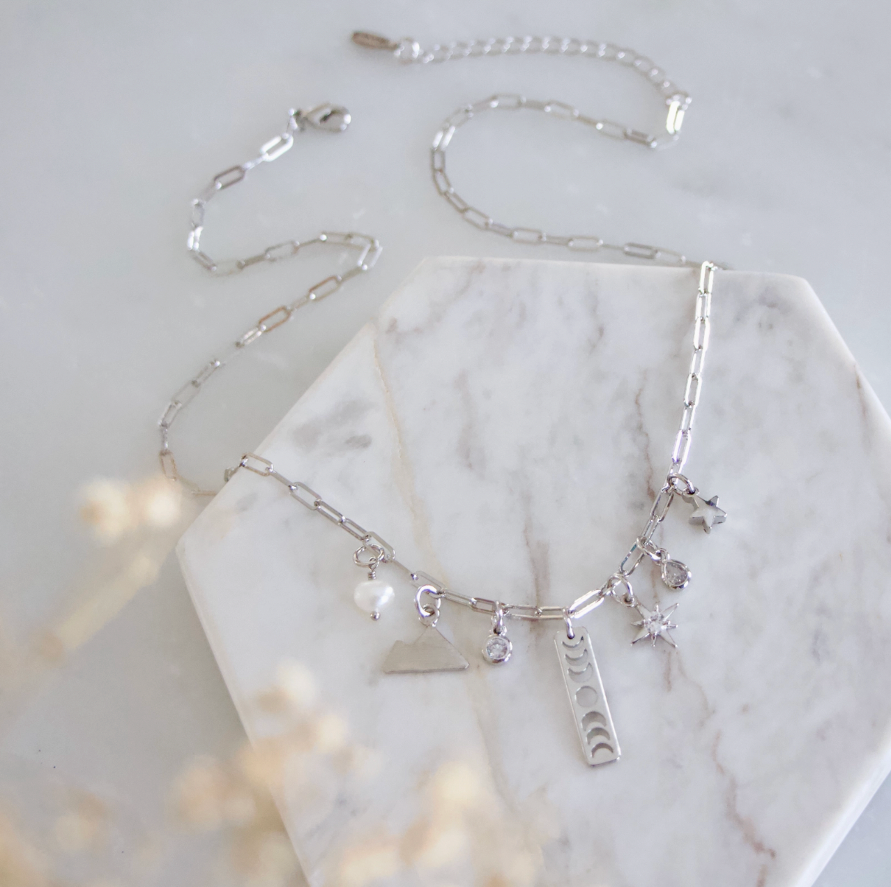 Starry Night Charm Necklace