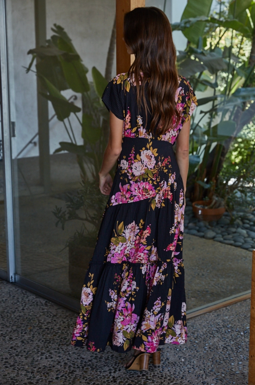 Floral Print Maxi Dress