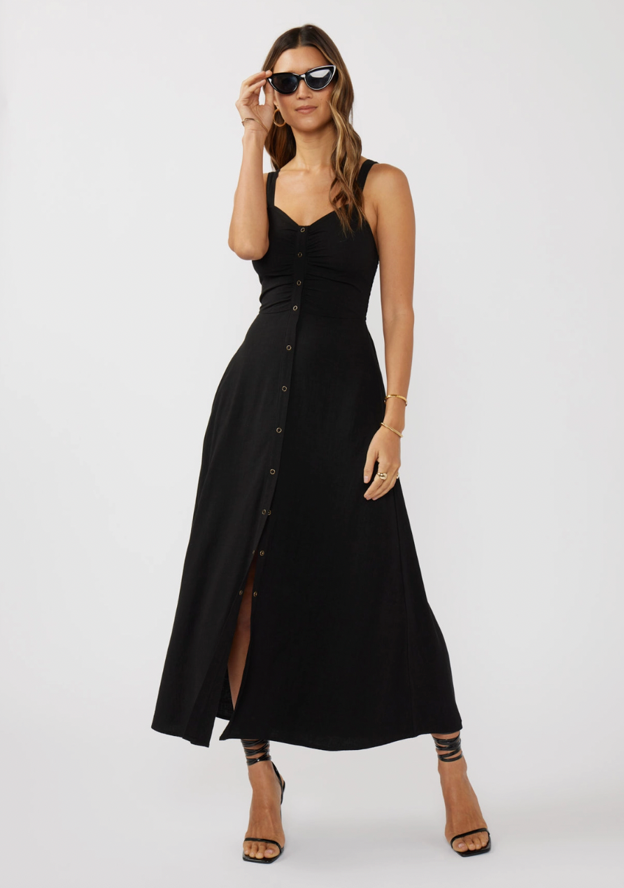 ruched button front dress Long Sleeve Button Down Ruched Shirt Dress In Black | EGO US