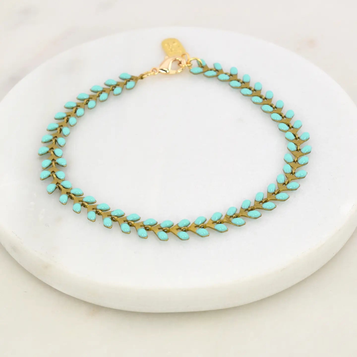 Artemis Turquoise Enamel Arrow Bracelet