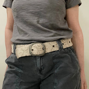 Embroidered Wool Belt