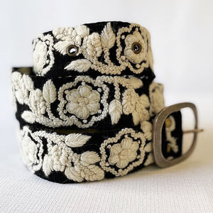 Embroidered Wool Belt
