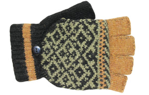 Finger-less Glove with Cap.