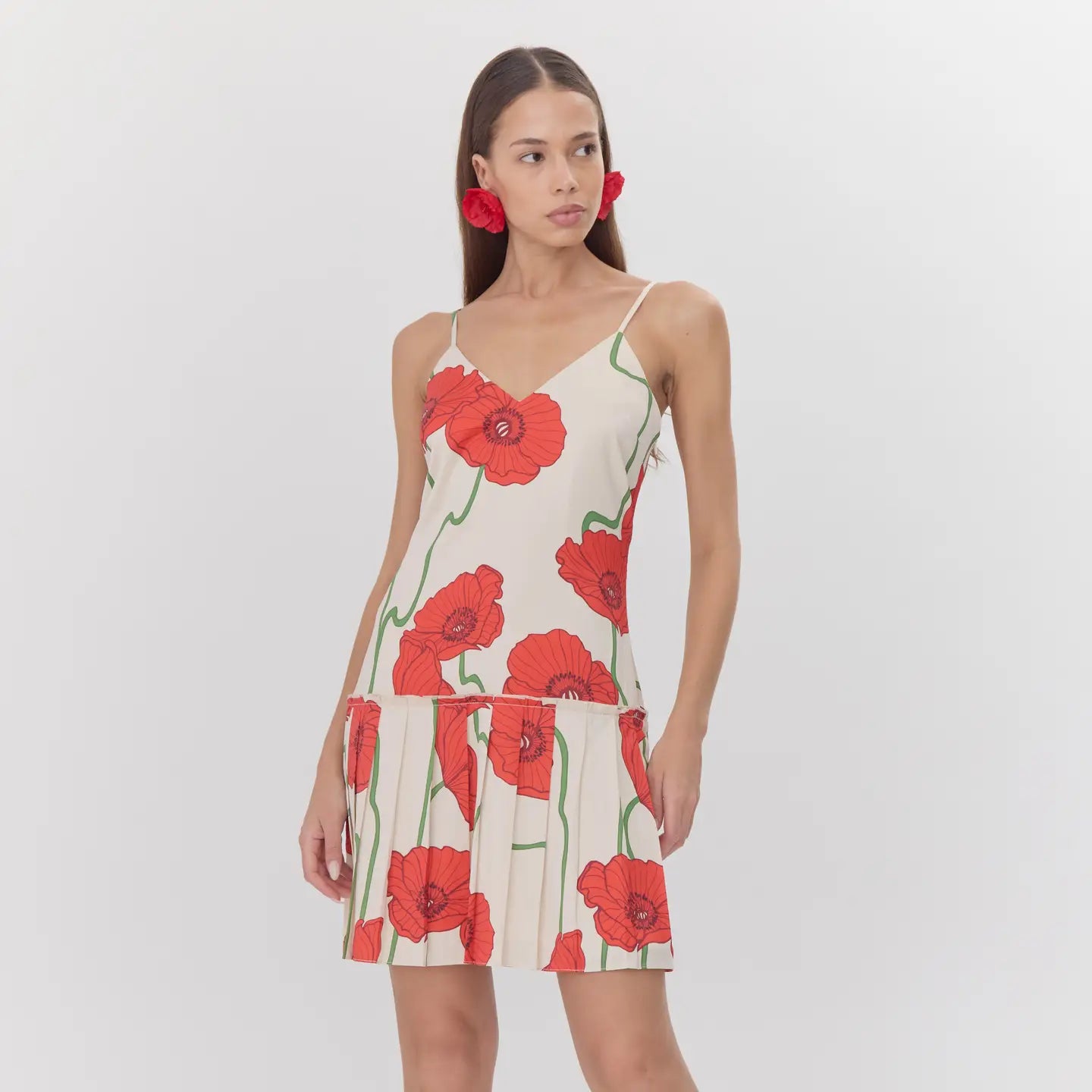 Camila Pleated Mini Dress