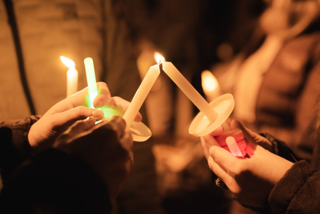 Golden Commemorative Candles