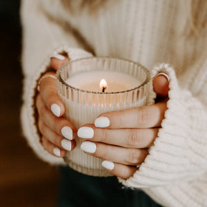 Ribbed Jar Candle