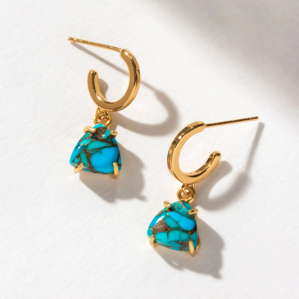 Caribbean Charm Huggie Earrings