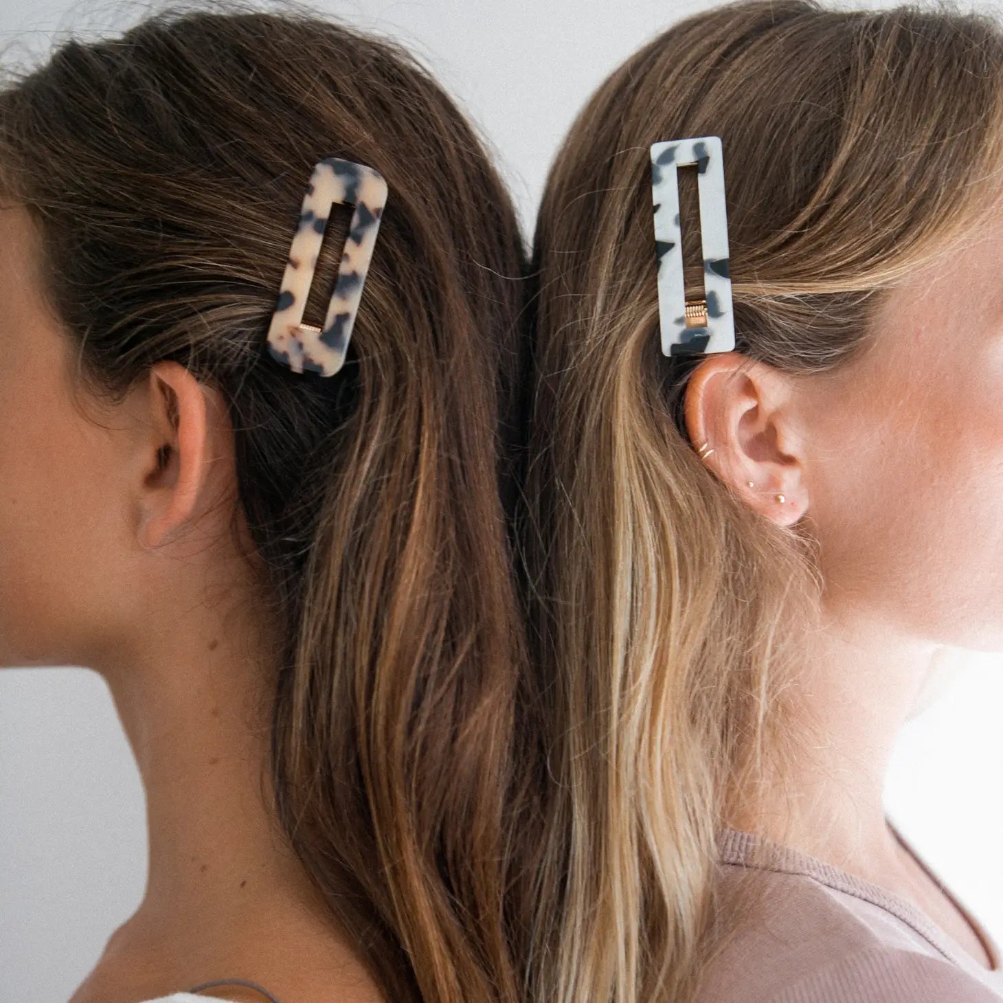 Tortoise Duo Barrettes