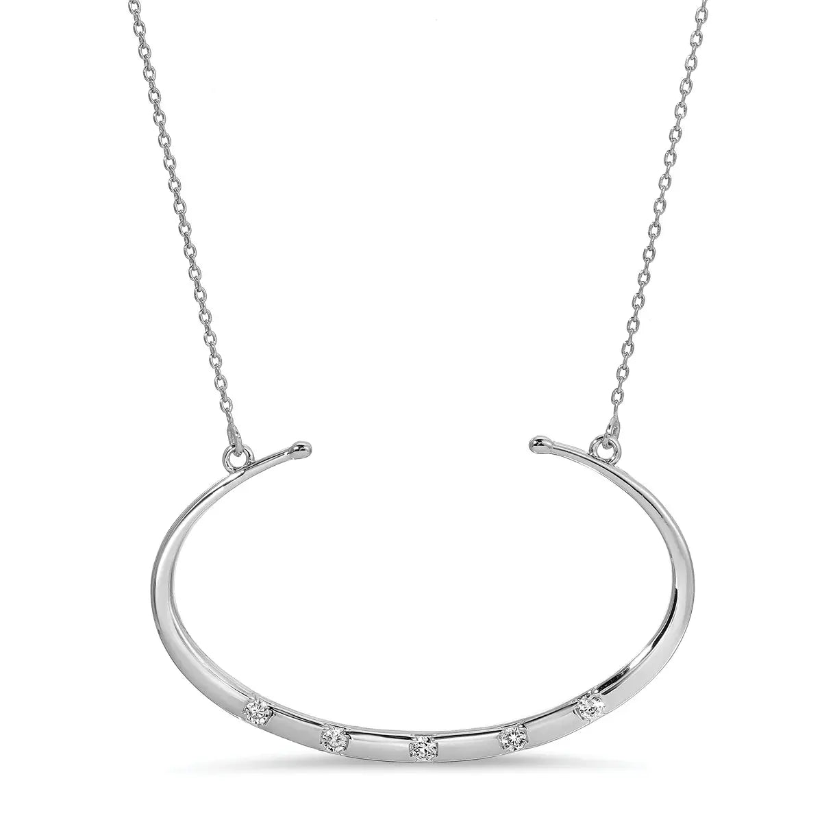 Crescent Pendant Necklace
