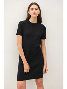 Exposed Seam Sweater Dress