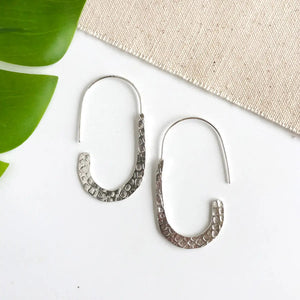 Textured Drop Earrings