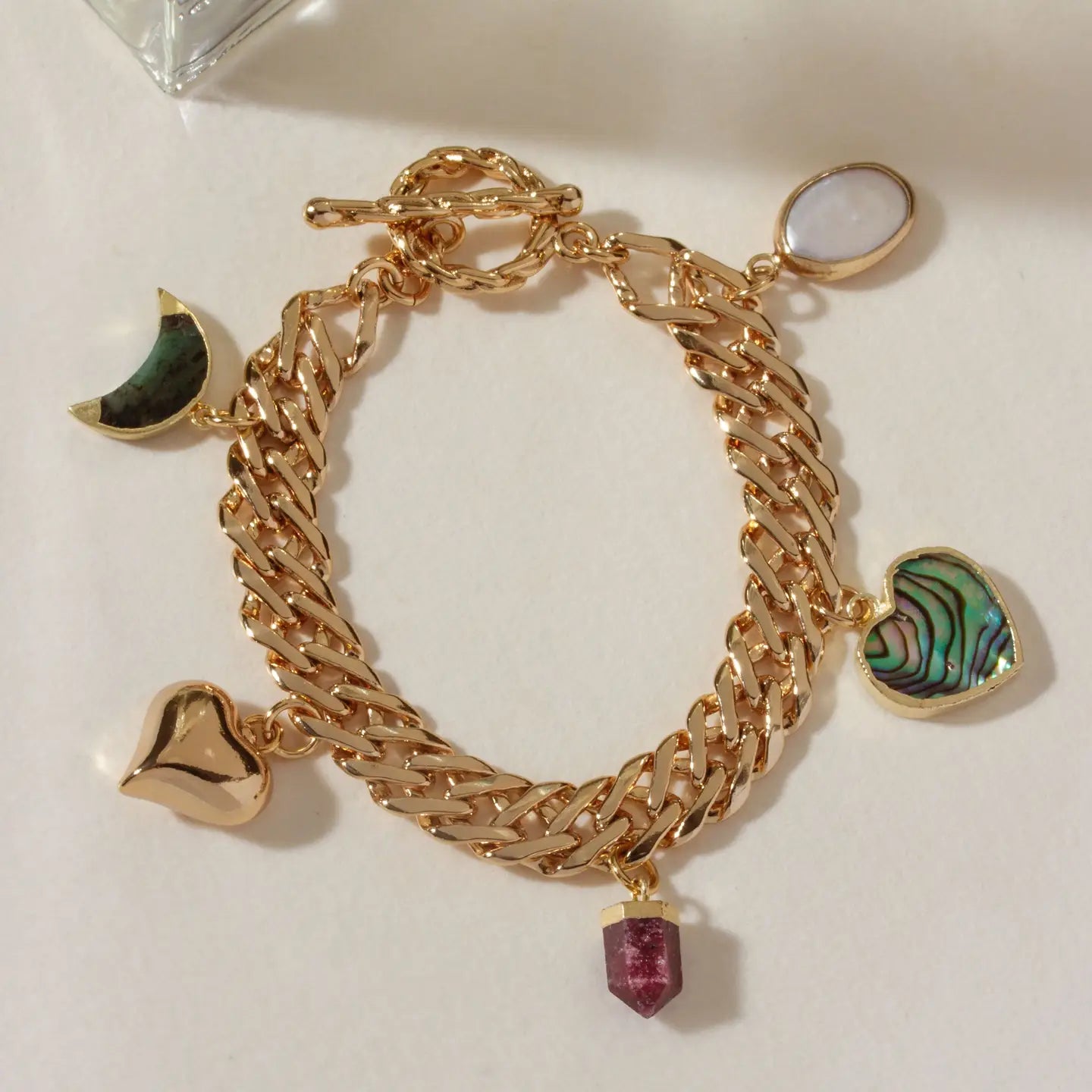 Earth's Heartbeat Charm Bracelet