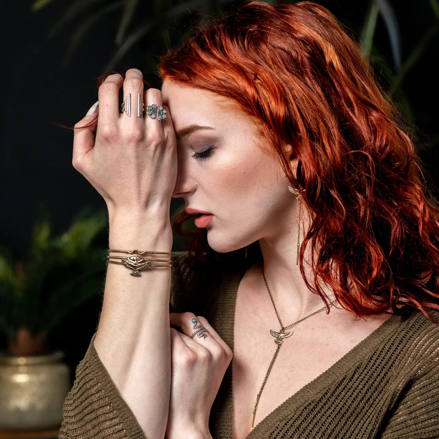 Deco Line Adjustable Ring