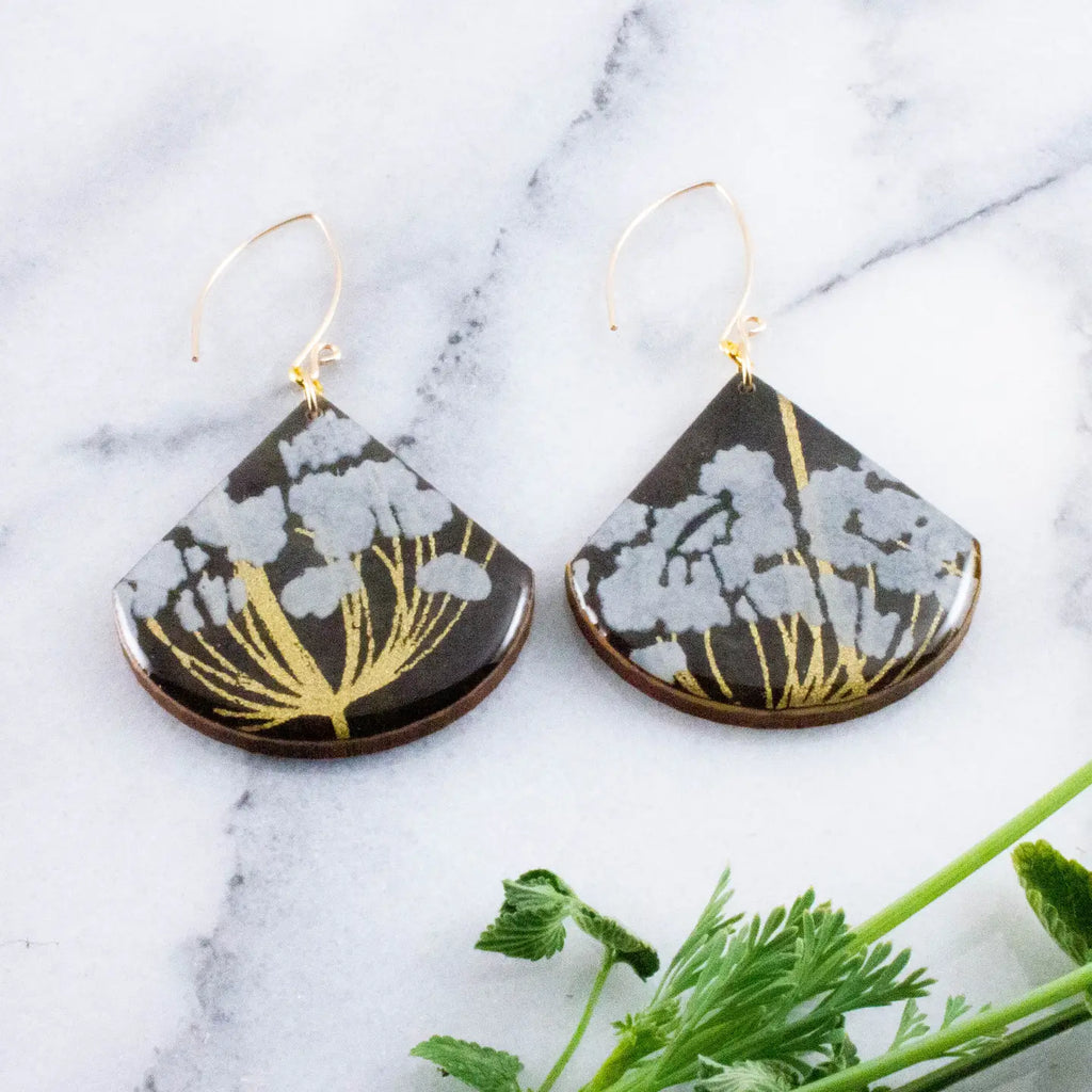 Oversize Fan Earrings
