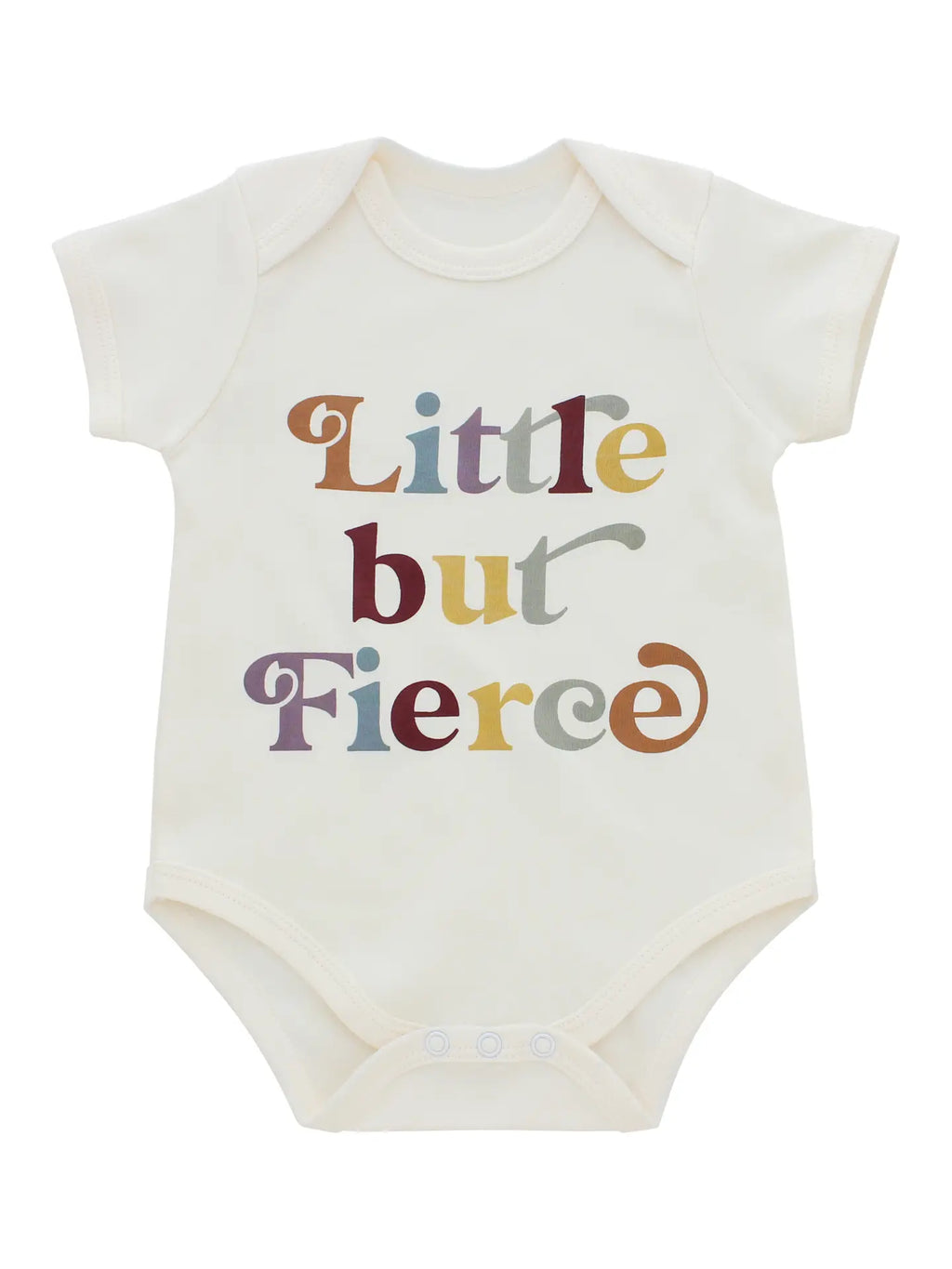 Little But Fierce Cotton Baby Onesie