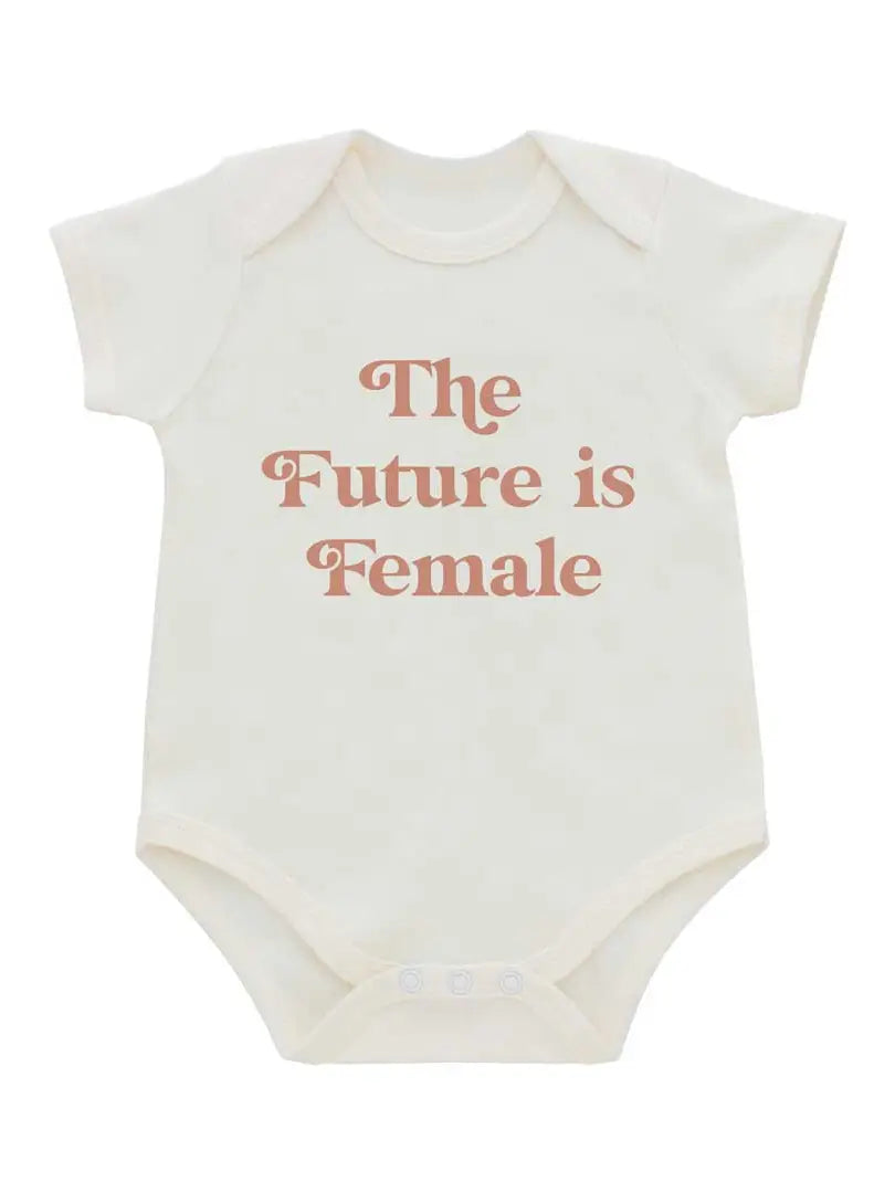 The Future Is Female Cotton Baby Onesie