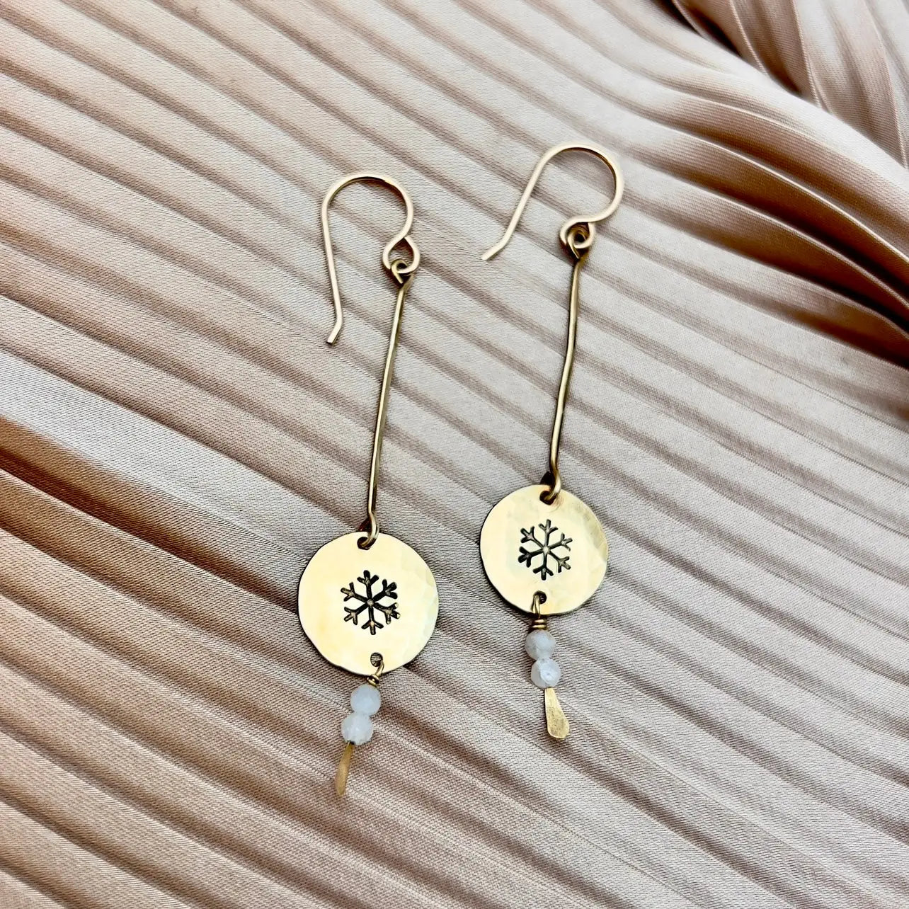 Handmade Indy Earrings With Moonstone