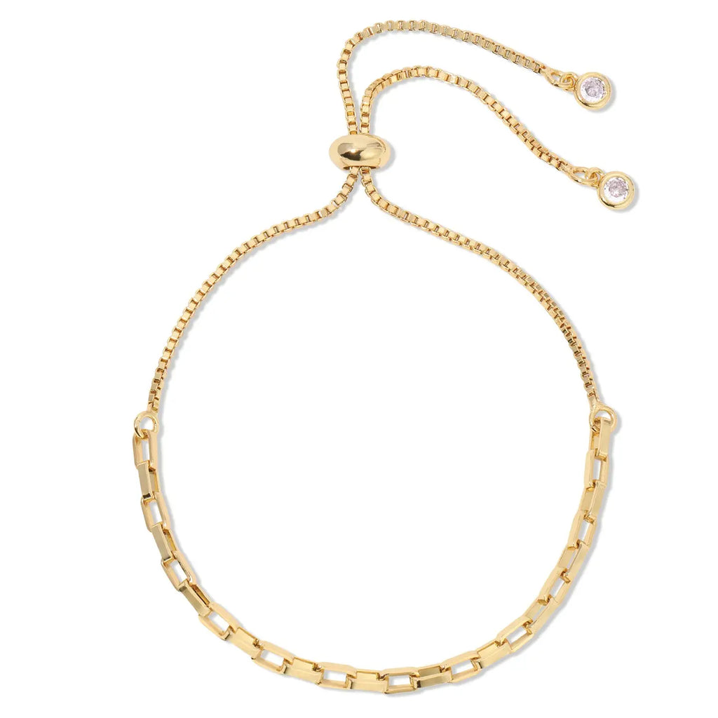 Link Rectangle Adjustable Bracelet