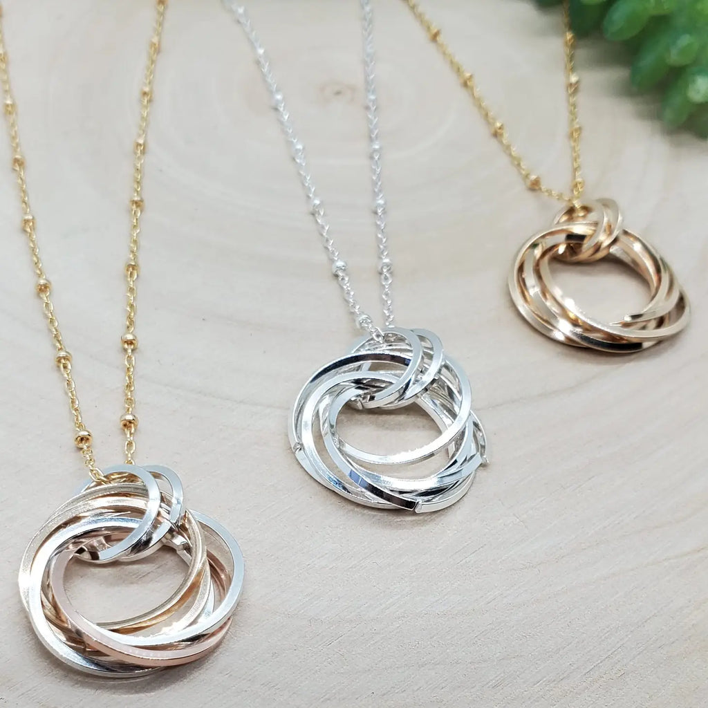 Sterling Love Knot Necklace